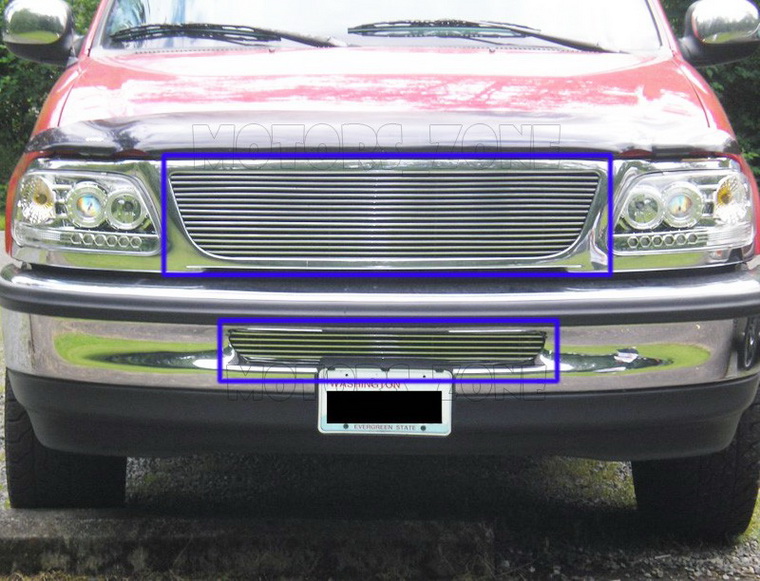 97 98 FORD F150 4WD EXPEDITION BILLET GRILLE GRILL SET